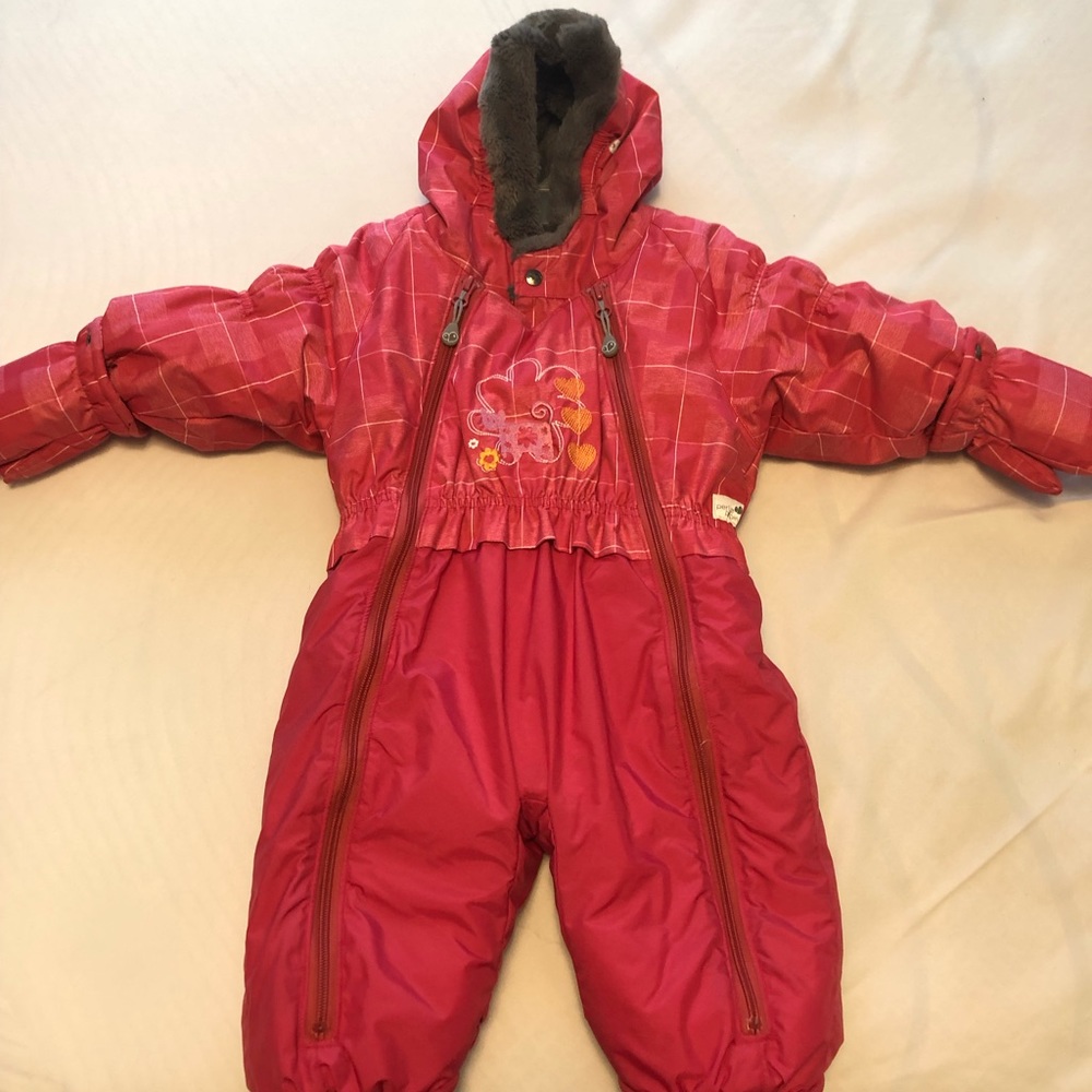 Girls 12 month ONE PIECE snowsuit
